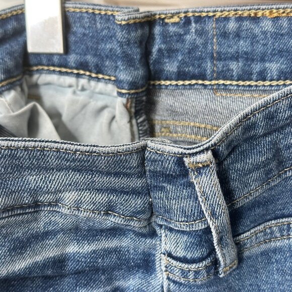 Levi's Womens Jeans 70's High Rise Bell Bottom Flare Distressed Cotton Sz 26x26 - Picture 14 of 16